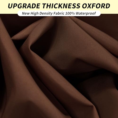 RICHIE Upgrade 10'x13' Sun Shade Sail Rectangle Canopy, Water Resistant & UV Block Sunshade for Outdoor Patio Lawn Beach Garden Carport Backyard Deck Pergola, Brown - color: Brown, size: 10'x13', style: Rectangle