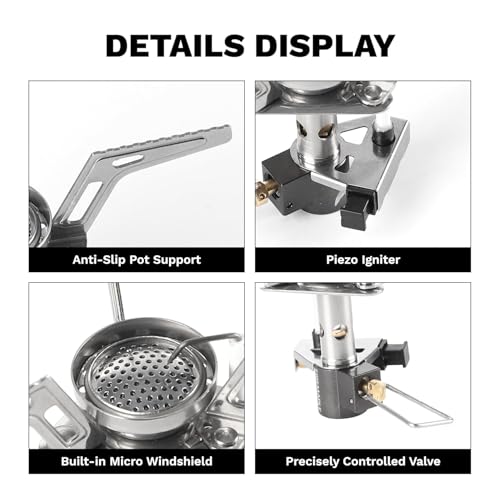 Fire-Maple Torch Gas Stove – Ultralight Backpacking Camping Stove, Built-in Piezo Ignition, Stainless Steel & Aluminum Alloy, Compact & Portable, Ideal for Hiking & Outdoor Cooking - style: Torch Gas Stove