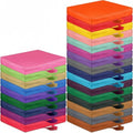 Timgle 25 Pcs Floor Cushions 15 Inch Flexible Seating Bulk Foam Floor Seats Pillows Portable Seating with Handles for Home(Square) - style: Square