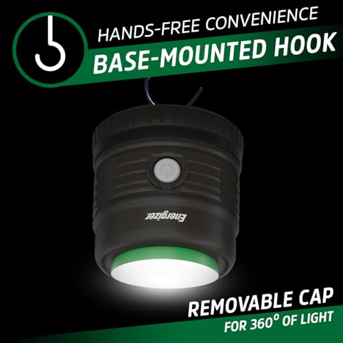 ENERGIZER LED Camping Lantern X1000, Bright and Rugged Tent Light, Water Resistant Lantern for Camping, Hiking, Fishing, Emergency (USB Cable Included) - style: 1200 Lumens