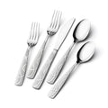 HIKAA 20PCS Silverware Set Service for 4,Premium Stainless Steel Cutlery Set, Mirror Polished Flatware Sets,Modern Kitchen Eating Utensils Set Include Spoons Forks Knives - size: Standard 20PCS