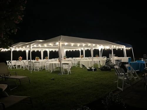 Quictent 10x30 Party Tent Gazebo Wedding Canopy Tent for Parties BBQ Shelter Pavilion with Removable Church Sidewalls & Elegant Church - size: 10'x30'-standard