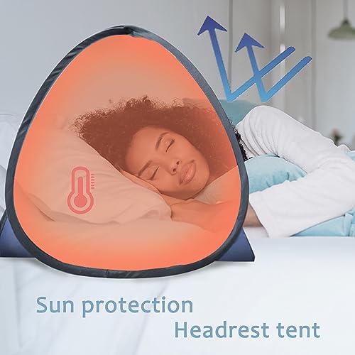 Fixable Small Pop Up Beach Tent Included Two Sand Bags,Mini Head Beach Tent Sun Shelter,Instant Dog Beach Shade for Puppy or Other Small Pets