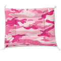Nttopship Dog Cat Bed Mat Ultra Soft Fluffy Pet Bed Washable Fashion Dog Crate Beds Comfy Comfy Pet Sleeping Pad Suitable for Pet Raised Bed(30"x26",Pink Camo) - color: Pink Camo, size: Medium