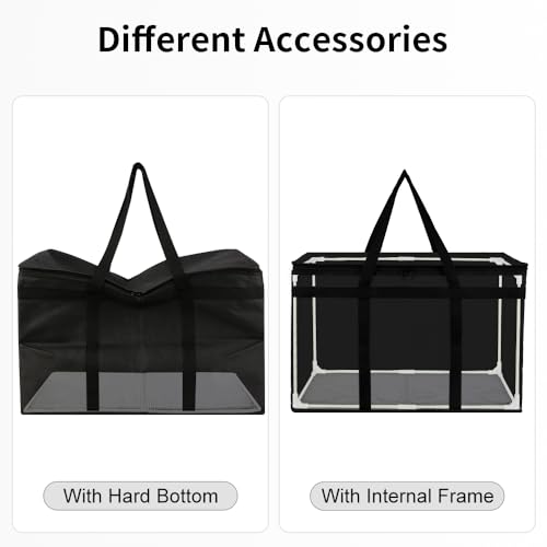 Bodaon Internal Frame for 23"x14"x15" Food Delivery Bag – Heavy-Duty Support Insert for XXX-Large Insulated Catering Bags, Rigid Structure for Reusable Grocery and Rideshare Delivery Bag - color: Internal Frame Only(Without Bag), size: Fit 23"W x 14"D Bag