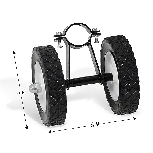 SUNCREAT Hammock Wheel Kit for Hammock Stand, Weather Resistant Portable Universal Stand Wheel for Outdoor Use, Black