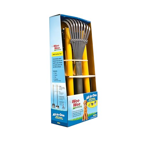 Four Paws Wee-Wee Pooper Scoopers for Dogs l Outdoor Rake l Spade & Pan l Pooper Scooper Set,Black - size: Small, 7" x 7" x 38", style: Rake, Spade & Pan