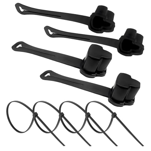 4PCS 3 Prong Plug Protector, Waterproof Electrical Plug Protector for Engine Block Heater Cords, Weatherproof Extension Cord End Cover Safety Caps for 120-Volt Plugs - color: 4pcs