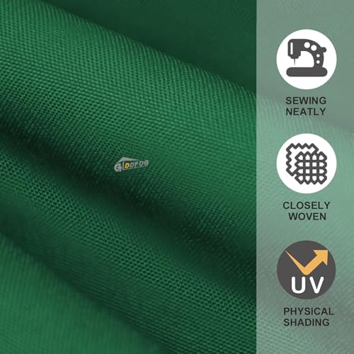 10ft Patio Umbrella Replacement Canopy 8 Ribs, Waterproof & Fade Resistant Market Umbrella Cover, Thickened Polyester Fabric for Backyard, Garden and Pool (Canopy Only) (Green) - color: Green