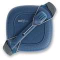 UCO Recycled ECO 5-Piece Camping Mess Kit with Bowl, Plate, Switch Spork Utensil Set - color: Ocean Blue