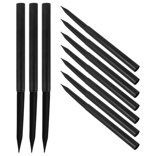 HANABASS Outdoor Ground Stakes for Solar Lights 10 Pack Landscape Lighting Spike Replacement Accessories for Garden Yard Lighting
