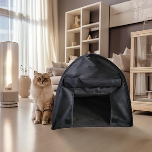 Pet Shade Shelter - Dog Sun Protection Tent, Foldable Cat Tent House | Outdoor Sunproof Pet Canopy, Breathable Shelter Cover for Cats or Small Dogs Relaxing Comfortably Under UV Protection