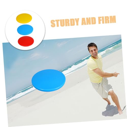 BESPORTBLE 3Pcs Golf Disc Set Soft Flying Discs for Outdoor Sports for Adults and Kids Lawn Game Fun