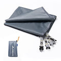 BISINNA Waterproof Camping Tarp Mutifunctional Tent Footprint, Groundsheet Picnic and Beach Mat with Carrying Storage Bag for Picnic, Hiking,Backpacking,Hammock - size: 2 Person(82.67’’x55’’)