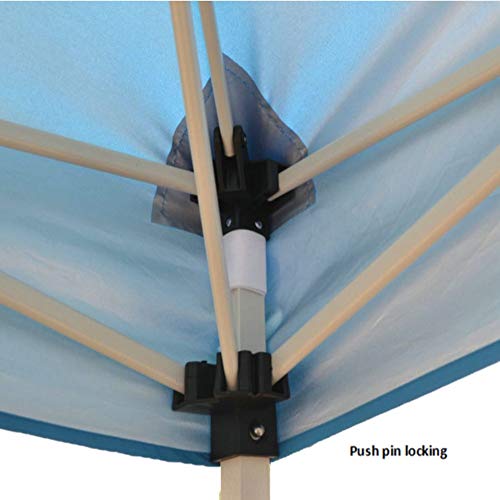 Impact Canopy 040000003 Slant Leg Canopy, 10' x 10', Blue-No Sidewall - color: Blue, style: No Sidewall