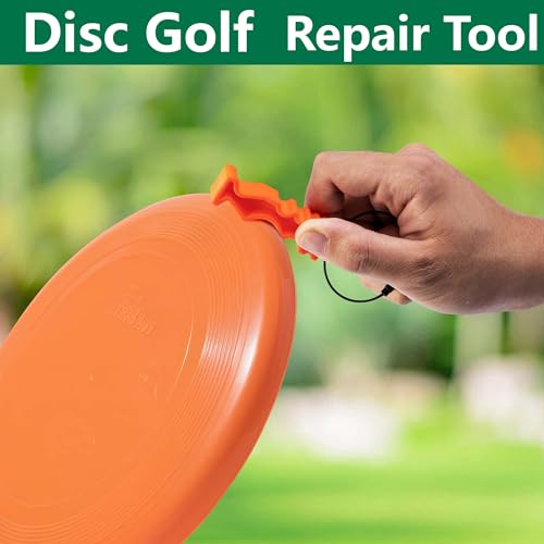 2Pcs/4Pcs Disc Golf Repair Tool, Portable Disc Golf Edge Maintenance Tool, Sports Flying Disc Tool for Scratch Stains Repair Polishing - color: 4 Pcs-Orange