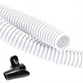 ZhiYo 20FT 1/2” Wire Loom Split Tubing Auto Wire Conduit Flexible Cover | High Temperature Heat Resistant -40F to 257F | Plastic Cover for Electrical Wires & Cables, White - color: White, size: 20FT 1/2"