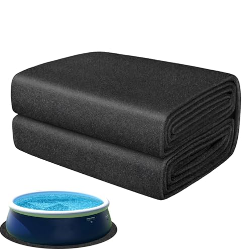 Pool Mat - Ground Pad | Liner Protector | Waterproof Flooring Pad | Outdoor Pool Base for Gravel Concrete Lawn Backyard Deck Camping Summer Use Durable Protective Layer Mat - size: Diameter 3.7 meters