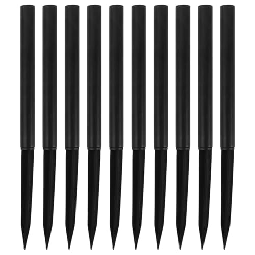 HANABASS Outdoor Ground Stakes for Solar Lights 10 Pack Landscape Lighting Spike Replacement Accessories for Garden Yard Lighting