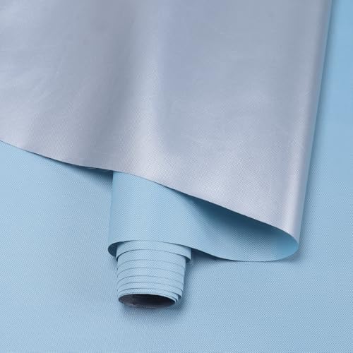 1Yard (60"×36") Marine Waterproof Fabric - Outdoor UV-Resistant Lightweight Durable Ripstop Material, UPF50+ Sun-Protection Blackout for Tarp Tent Camping Canopy, Sky-Blue - color: Sky-blue, size: 1 Yard