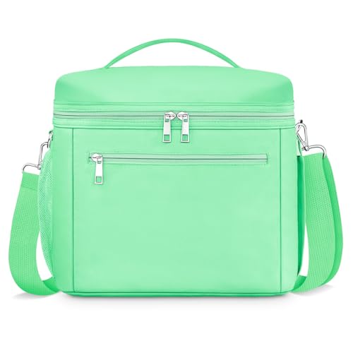 DALINDA Insulated Lunch Bag Lunch Box for Women Men,Leak-Proof Cooler Bag Lunchbox Lightweight for Work Picnic,Study,Beach,Camping,Travel - color: Green, size: 7L Medium · Compact Size