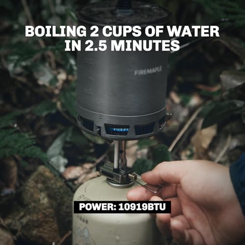 Fire-Maple Backpacking and Camping Stove Series | Outdoor Propane Camp Cooking Gear | Portable Pot/Jet Burner | Ideal for Hiking, Trekking, Fishing, Hunting Trips and Emergency Use (Greenpeak) - style: greenpeak1