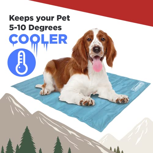 Coleman Comfort Cooling Gel Pet Pad, Dog and Cat Supplies,Non-Toxic,24x30 Inches, Blue - color: Blue