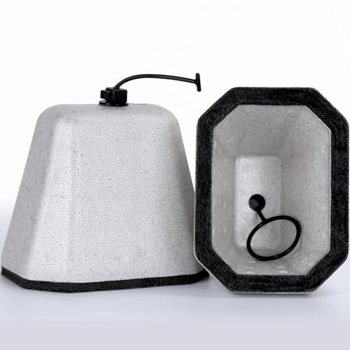Outdoor Faucet Covers for Winter 2 Pack, Foam Faucet Cover for Winter Freeze Protection, Reusable Outdoor Hose Bib Cover, Spigot Covers Winter Insulated - color: 2 Pack