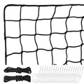 Heavy Duty Nylon Soccer Net, Easy to Install Sport Netting Barrier with Rope and Buckles, 10ft/15ft/20ft/30ft/40ft
