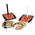Solid Wood NFL Quoits Set with Direct Print HD Team Graphics – Tailgate Ring Toss Game – Great Gift for Any Football Fan! Ring Toss Family Outdoor Games for The Beach