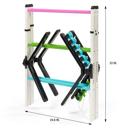 EastPoint Sports Go! Gater Premium Steel Ladderball Set - Features Sturdy Steel Material, Built-in Scoring System, Complete with All Accessories - color: White/Gelato