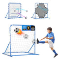 Soccer Baseball Volleyball Rebounder Net, Quick-Switch Angle Dual-Sided/Dual/Three Mode Goal Net Multi-Sport Pitchback Rebound for Control, Passing Practice, Easy Setup Bounce Back Training Gifts - size: 4FTx4FT