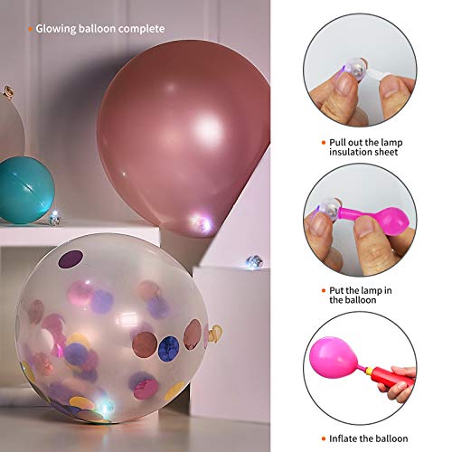 Aogist 200pcs White Balloon Light,Long Standby Time Waterproof Mini Ball Light,Round LED Flash Lamp for Paper Lantern Balloon Party,Wedding,Birthday,Festival,New Year and Christmas Decorative - color: White, size: 200 PCS-STANDARD