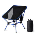 Ultralight Camping Chair, Heavy Duty Portable Folding Chair with 400lbs Capacity, Compact Backpacking Hiking Chair with Anti-Sinking Feet for Camping, Beach, Travel & Festivals