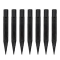 Uonlytech 10Pcs Solar Light Stakes Replacement Durable Plastic Ground Spikes for Garden Lamps Outdoor Pathway Solar Lamp Support Accessories Easy Install 6.10In - size: 16X1.7CM