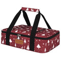 Insulated Casserole Carrier 9x13 Inch, Durable Nylon, Leak-Proof Casserole Dish Carrier, Casserole Carriers for Hot or Cold Food (Christmas) - color: Christmas