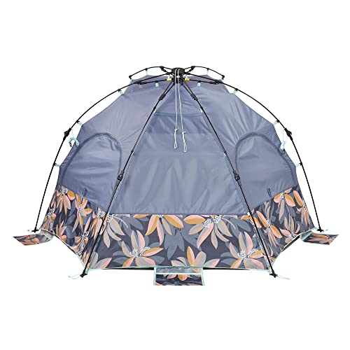 Lightspeed Outdoors Pop-Up Beach Sun Shade, Quick Shelter, Vintage Floral - style: Vintage Floral