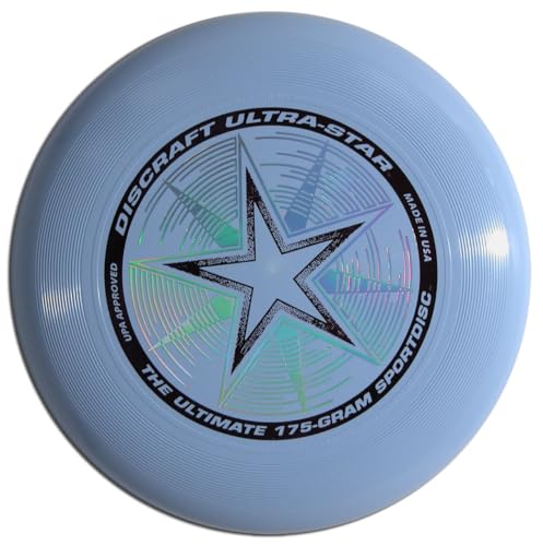 Discraft Ultrastar Ultimate Discs 1 & 2 Packs, Standard Size, for Competitive & Casual Play - color: Light Blue