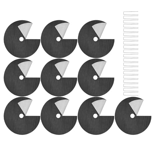Tree Mulch Ring - Root Protector with Ground Nails, Mat Protection Cover, Moisture Retention Barrier, Soil Erosion Guard | Durable Landscape Hardware for Garden Yard & Outdoor Lawn Flowerbed - color: Black