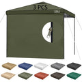 KAMPKEEPER 10X10 Canopy Tent Sidewalls with Zipper for Canopy Frame, 3Pcs Sunwalls Only, UPF50+ Waterproof Side Walls(Olive Green) - color: Olive Green