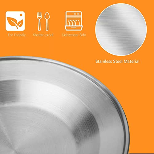Stainless Steel Camping Cutlery Set - 8 Piece, Includes Spoons, Mugs, Bowls, Plates, Rags & Organizer Straps - Easy to Carry for Backpacking, Camping, Hiking and Picnics - color: Bohemia