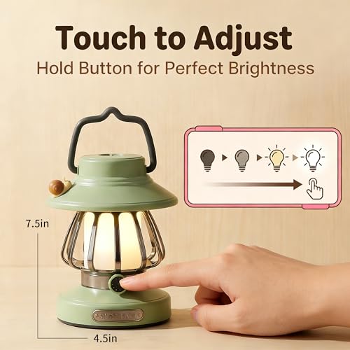 Kids Camping Gear, Kids Lantern & Motion Sensor Headlamp 1200mAh Rechargeable, USB-C Charging Night Light for Indoor Outdoor Adventures Emergency, Unique Camping Gifts for Boys Girls (Green) - color: Green Camping Gear