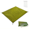 Ultralight Tent Footprint Waterproof Camping Tarp, 210D Portable Ground Sheet Mat with Carry Bag, Multi-Use Picnic Beach Blanket for Camping Backpacking Hiking (Green) - color: Green