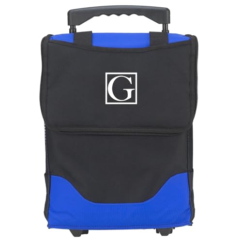 Picnic at Ascot Personalized Monogrammed 32 Can Collapsible Rolling Insulated Cooler- Designed & Quality Approved in The USA - style: Letter - G