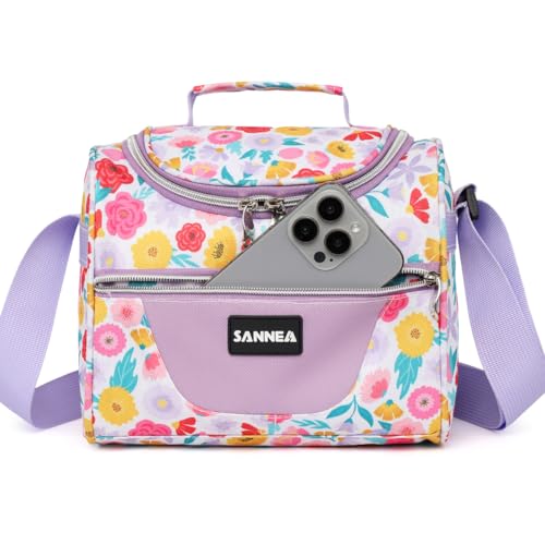 Insulated Cooler Lunch Bag 1.85gal/7L Blue Capibala Theme Reusable Lunch Box Tote for work Picnic Camping Gym Travel - color: 7L Blue Capibala