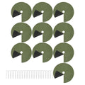 Tree Mulch Ring - Porous Growth, Permeable Shield Disc, Breathable Foundation Plate, Circular Underlay Layer | Effective Farm Maintenance Tool for Fence Farm & Professional Forestry Care - color: Green