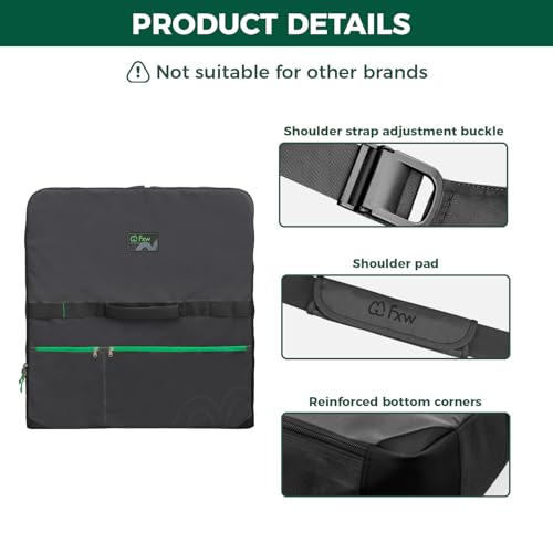 FXW Specialized Dog Playpen Storage Bag (Not Suitable for Other Brands), Designed for RV Trips, Fits 24" H 8 Panels and 9 Stakes, 1 Pack│Patented - color: Black, size: 24 inch(1 Pack)