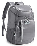 TOURIT Cooler Backpack Lightweight Insulated Backpack Cooler Leak-Proof for Men and Women, Sports Fan Coolers - color: 02-Light Gray