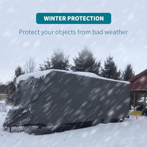 TARPAL tarp 14x16 Feet Super Heavy Duty Tarps Cover 20mil Waterproof UV Protection Rip and Tear Proof Tarpaulin with Grommets(Grey/Brown) - size: 14x16 Feet-Finished size