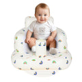 AirSwim Inflatable Baby Chair, Baby Inflatable Seat for Babies 3 Months and Up Summer Inflatable Baby Seat for Sitting Up, Blow Up Baby Floor Seat with Built in Air Pump, Rainbow - color: Rainbow